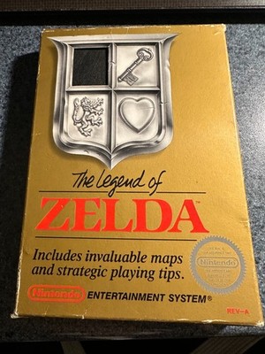 The Legend of Zelda TM for Nintendo (NES) Complete CIB w/map