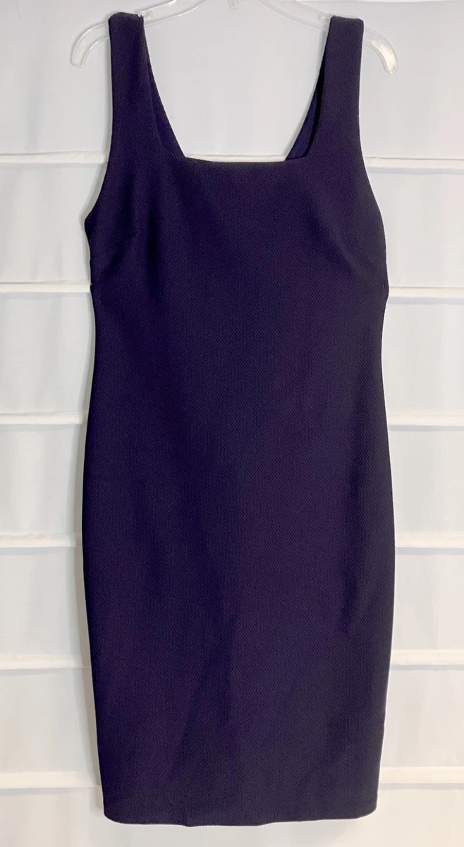 Robe Fourreau Sans Manches Bar III - Couleur Violet/Aqua/Bleu - Taille L - 95% Polyester 5% Spandex - Neuve Avec Étiquette