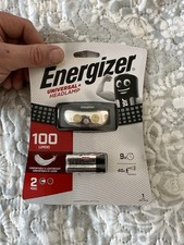 Lampe Frontale LED Universal +, Éclairage à 40m, Piles Incluses