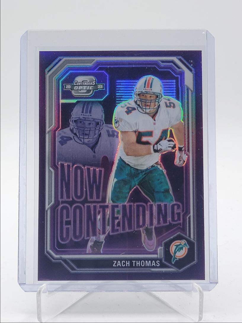 ZACH THOMAS 2023 CONTENDERS OPTIC NOW CONTENDING CASE HIT SSP Q4282
