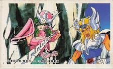 Saint Seiya Andromeda Shun Cygnus Hyoga Vintage Japanese Menko Card 34630
