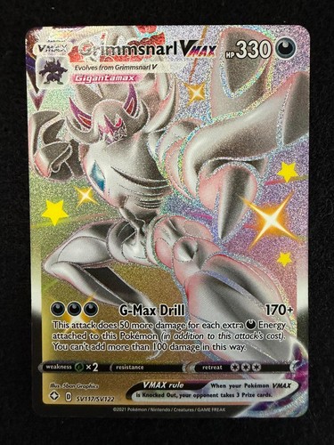 Grimmsnarl VMAX SV117/SV122 Holo Ultra Rare Shining Fates Shiny Vault Pokemon LP