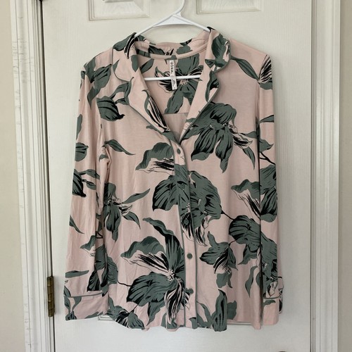 Soma S Cool Nights PJ Top Bloom Breeze G Sepia Rose