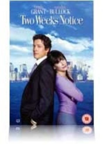 Two Weeks Notice - Sealed NEW DVD - Sandra Bullock