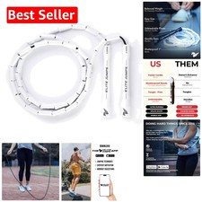 Elite Jumps Adjustable Beaded Jump Rope - Ideal for Fitness Training  Skills