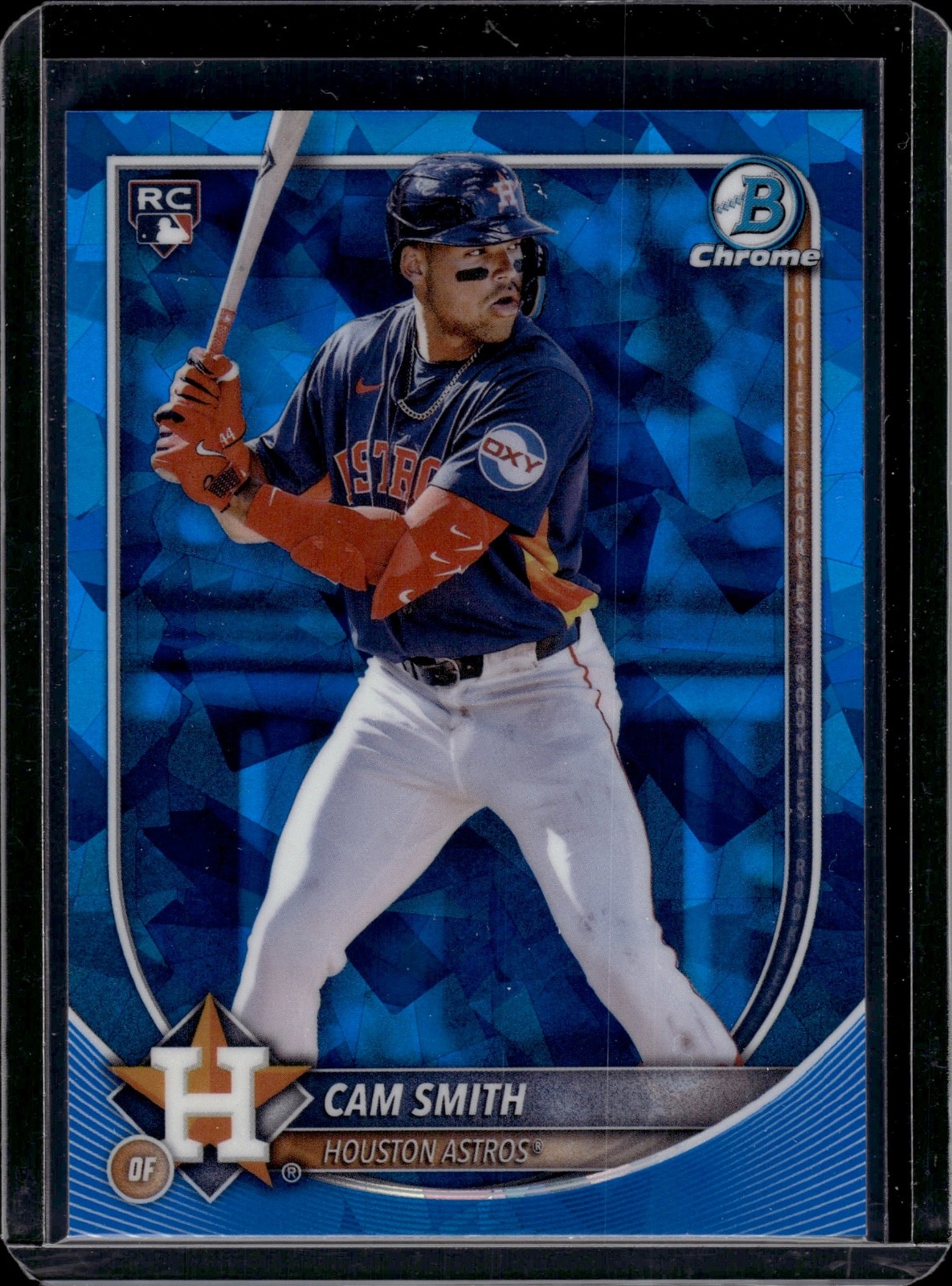 2025 Bowman Chrome Sapphire Cam Smith #77 Rookie RC Astros