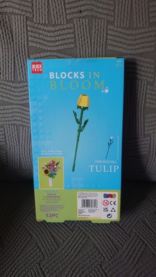Block Tech gelbe Tulpenblöcke in Blüte Blume Zum Selbermachen Bausatz 6+