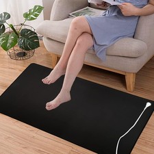 Grounding Mat for Sleep Health, Conductive Bed Pad with Cord, 11.6x27in
