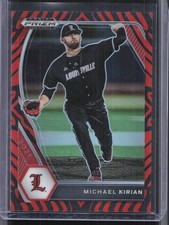 2021 Panini Prizm Draft #PDP173 Michael Kirian Tiger Stripes Prizm #/99