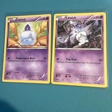 Litwick 49/119 And Litwick 58/101 Pokemon Card Bundle
