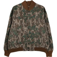 Vintage 80'S-90'S Mossy Oak Camouflage Pattern Realtree Camo Cotton Blouson ...