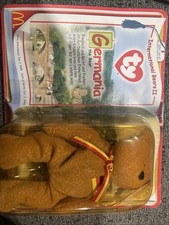 Mcdonalds Ty Beanie Baby Germania The Bear Still In The Original Box Rare 1999