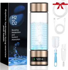 Tazza Ricca Di Idrogeno, Bottiglia D'Acqua Idrogenata 450Ml,Generatore Di Idroge