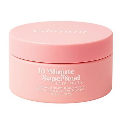 Glimmr 10 Minute Superfoods Hair Mask 100g With Castor Oil For Damaged Hair