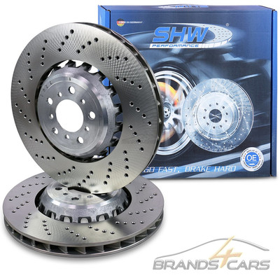 SHW PERFORMANCE 2x BREMSSCHEIBE Ø400 VORNE FÜR BMW M5 F10 M6 F06 F12 F13