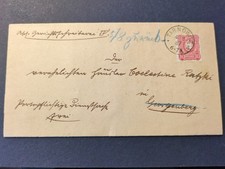 Deutsches Reich Krone Adler 41 gestempelt Tarnowitz Georgenberg  ZUR&Uuml;CK