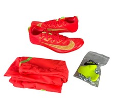 NEW Nike Zoom Superfly Elite 2 FK Track Spikes Crimson Mens Size 4 FZ9662-600