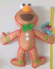 New Elmo Holiday plush toy Sesame Street -gingerbread cookie 16"