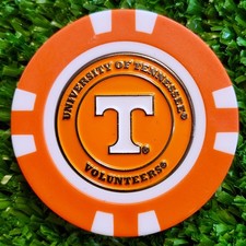 Tennessee Volunteers Golf Ball Marker Magnetic Poker Chip New