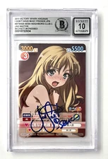 Sena Kashiwazaki Haganai Signed Card Jad Saxton Slab Beckett 10 Victory Spark 34