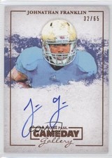 2013 Press Pass Gameday Gallery Bronze 32/65 Johnathan Franklin #GG-JF Auto 0c6