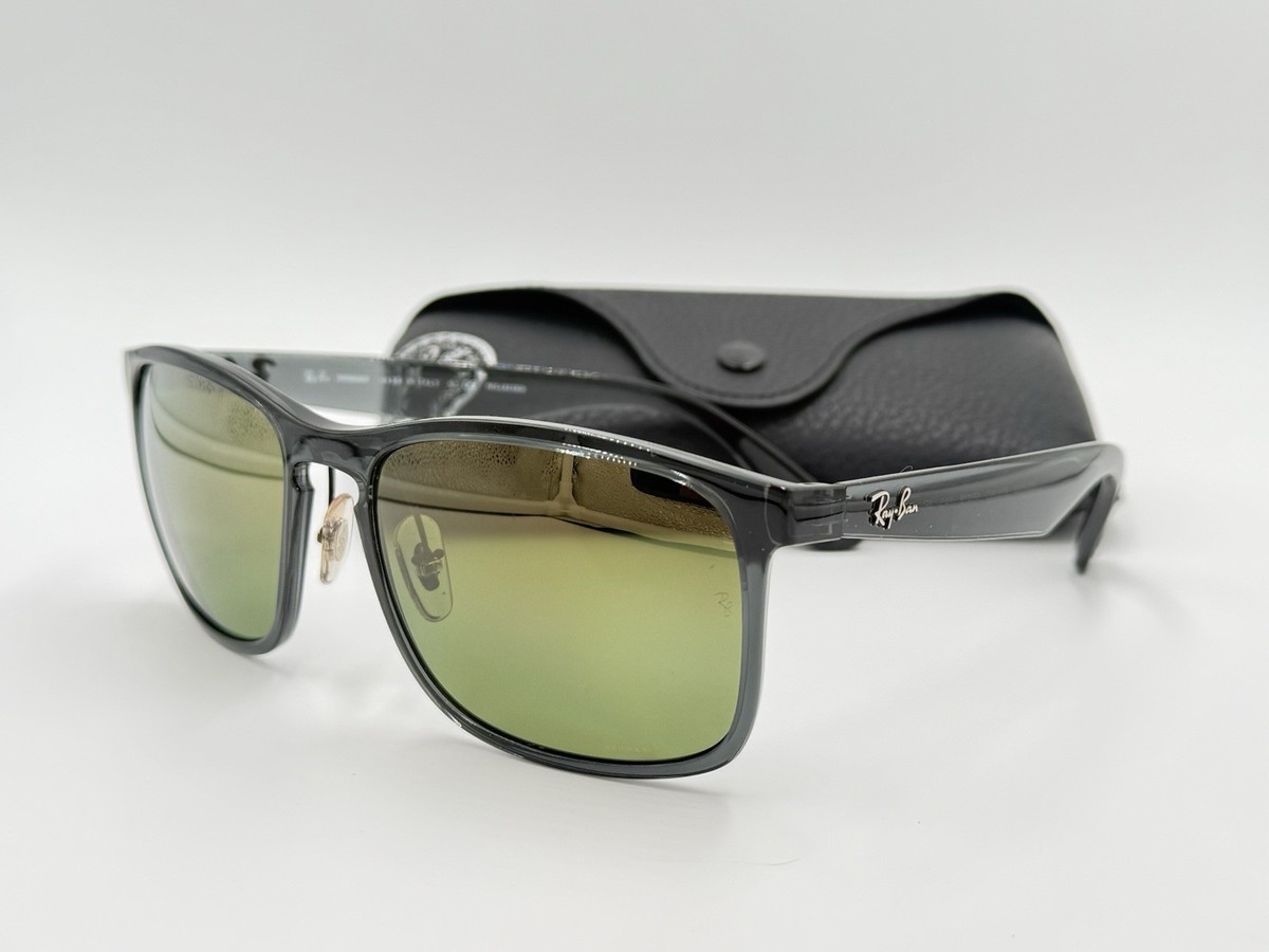 Ray Ban RB4264 876/6O POLARIZED Green Mirror CHROMANCE / Grey 