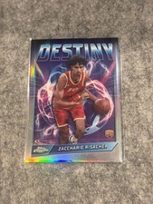 2024-2025 Topps Chrome Zaccharie Risacher RC Destiny 