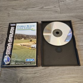 Sega Saturn games X 2 PAL region - Pebble Beach Golf Links & Victory Boxing
