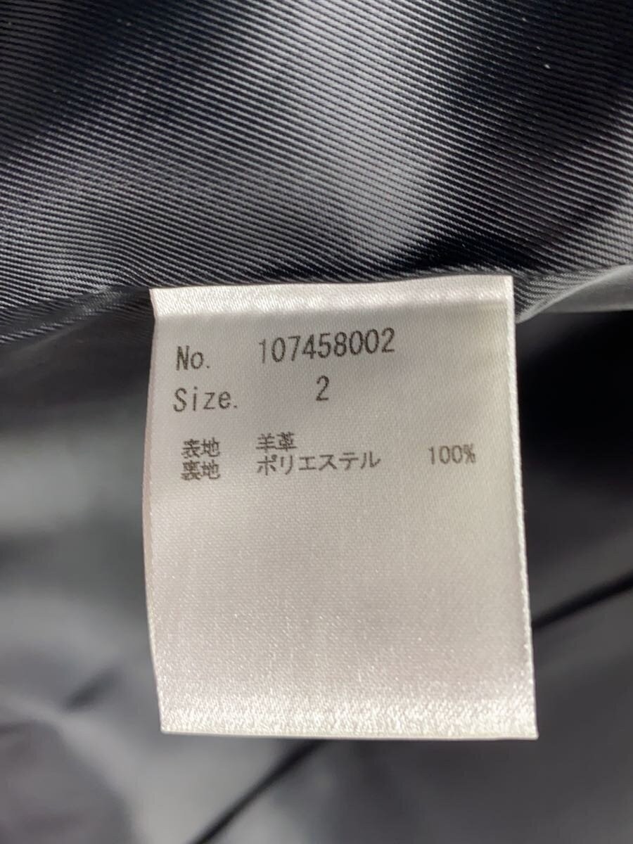 Studious Double Riders Jacket/2/Sheep Leather/Blk… - image 4