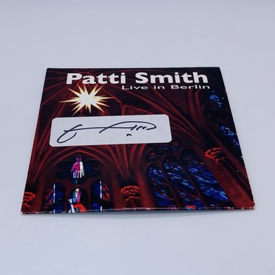 Live in Berlin by Patti Smith CD with Sleeve, 2015 Rock - Signed Autographed