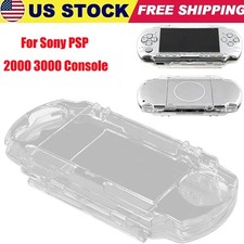 Clear Anti-dust Hard Skin Case Protector Cover for Sony PSP 2000 3000 Console