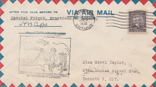Cover signed Sydney Cripps DFC pilot WWI POW 1918
