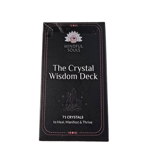 Mindful Souls The Crystal Wisdom Card Deck 71 Crystals To Heal Manifest Thrive - Picture 2 of 3
