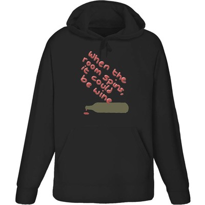 Hoodie / Kapuzenpullover ''Too Much Wine'' für Erwachsene (HO050716)