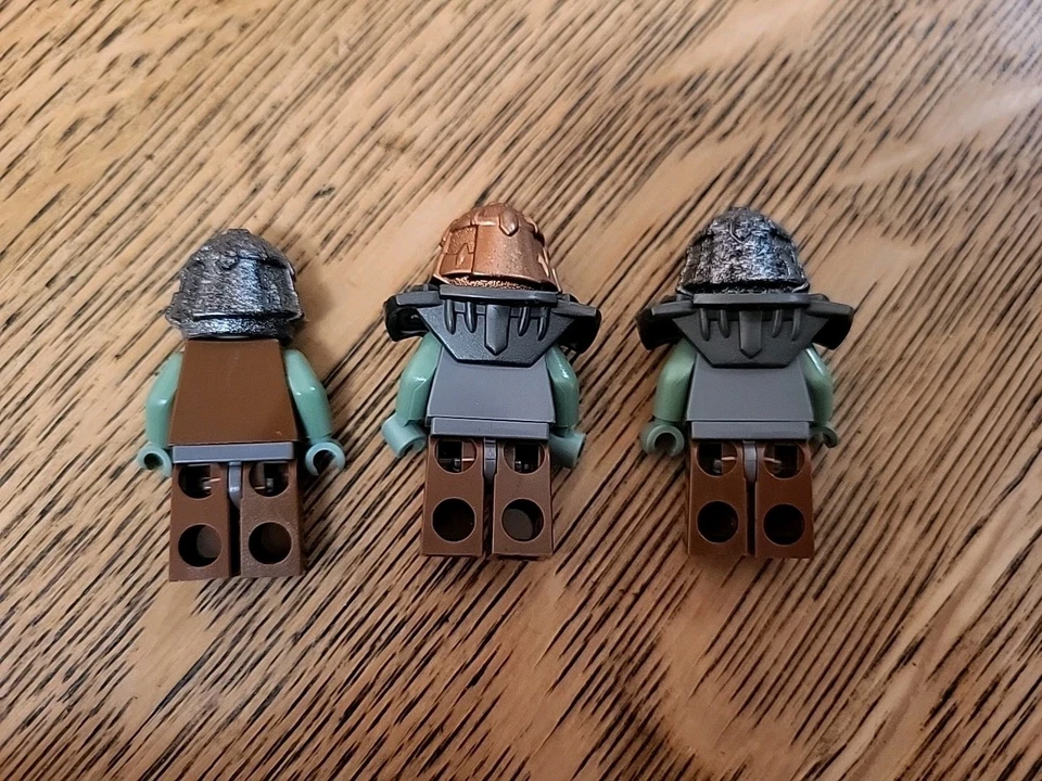 LEGO CASTLE FANTASY ERA TROLL WARRIOR MINIFIGURE - USED LOT OF 3 - Image 2 of 4