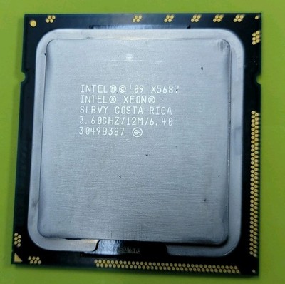 Intel Xeon X5687 3.6GHz 12MB Quad Core 6.4GT/s LGA1366 SLBVY Processor CPU #8521