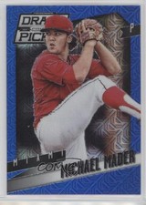 2014 Panini Prizm Perennial Draft Picks Blue Mojo 16/75 Michael Mader #14 1s8