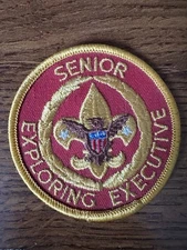 Boy Scouts Of America BSA Senior Exploring Executive Position Patch Discontinued