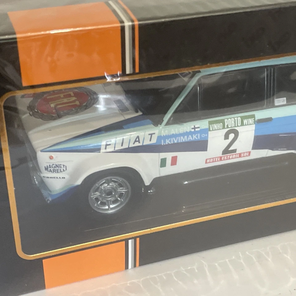 IXO 18RMC053A Fiat 131 Abarth модель раллийный автомобиль M Alen Португалия 1980 масштаб 1:18 - Изображение 4 из 4