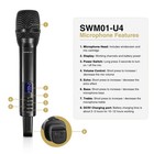 S358 Amplificateur de voix avec microphone rechargeable 2500 mAh pour