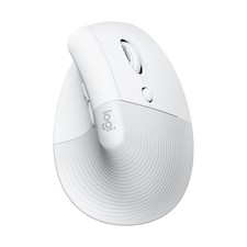 Logitech Lift Vertical Ergonomic Mouse Wireless Bluetooth Quiet Clicks Off White