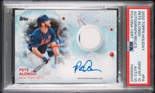 2020 Topps Holiday Autograph Relics #PA Pete Alonso Autograph Relics PSA 10