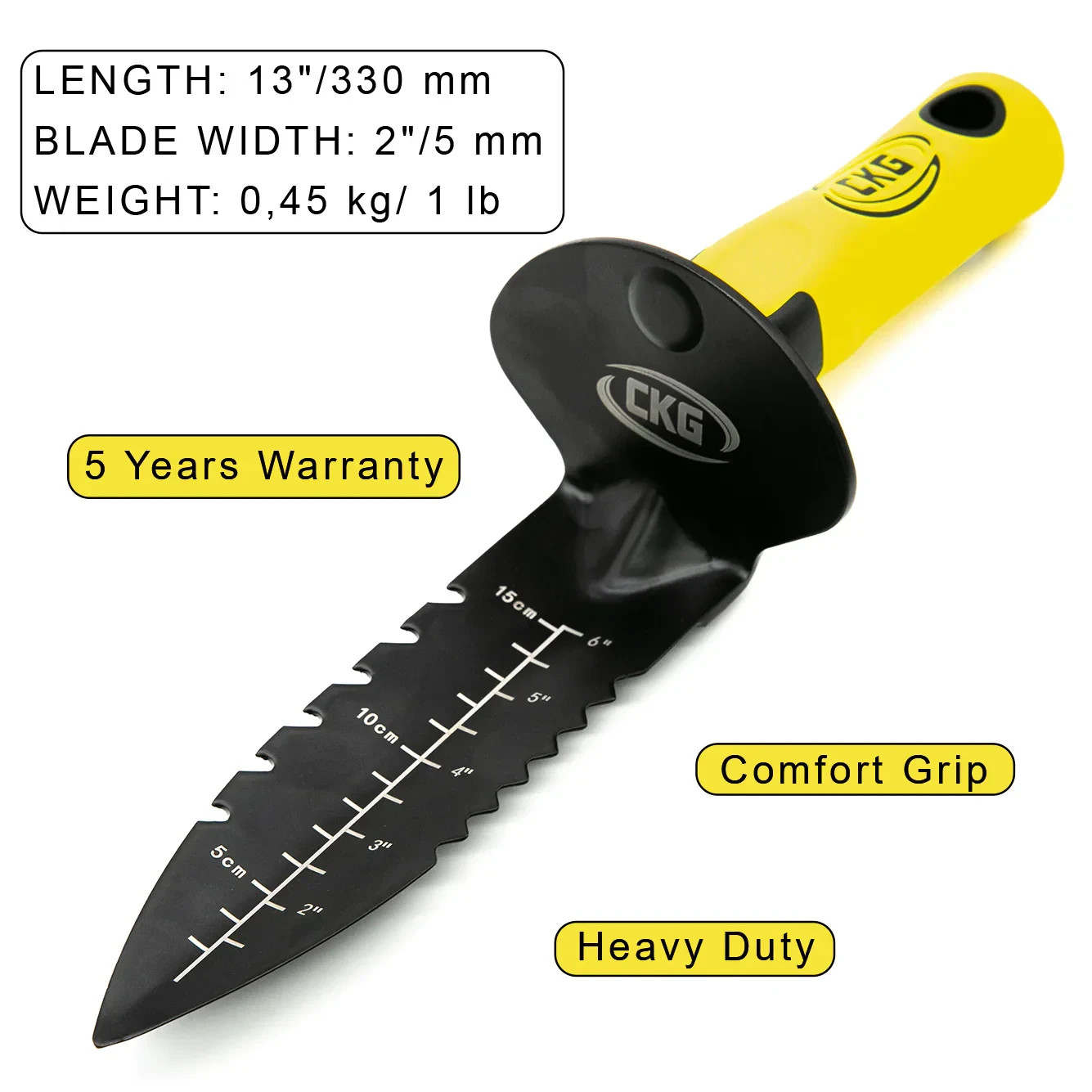 CKG Digging Tool with Leather Sheath Right Sided