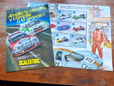 DOCUMENTACION SCALEXTRIC EXIN GUIA AMPLIACION CIRCUITO Y POSTER
