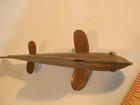 VINTAGE DECOY LURE MINNESOTA 8" COPPER ICE FISH SPEARING ~ FOLK ART FISHING RARE — photo 8