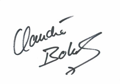 Autograph Claudia Bokel - Fencer Germany - Autograph Card Hand Signed