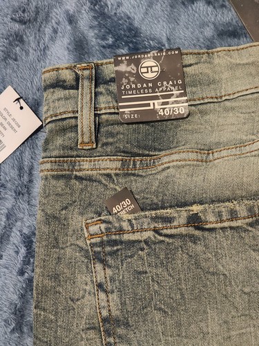 Jordan Craig Sean Slim Taper Jeans 40x32 Desert - Picture 4 of 6