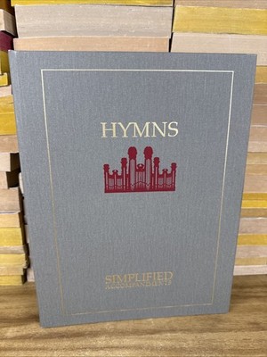 Hymns Simplified Accompaniments 1986 Large Grey LDS Mormon Spiral Piano Organ