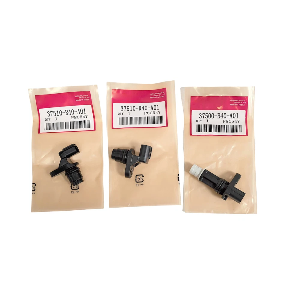 3 Pcs Camshaft / Crankshaft Position Sensor Fits Acura Honda 08-15 L4 2.4L OEM - Image 2 of 4