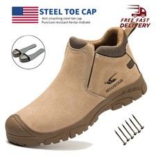 Mens Waterproof Safety Shoes Composite toe Work Boots Indestructible Sneakers